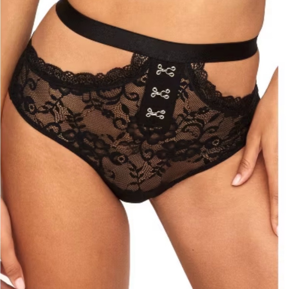 Adore Me Women's Temperance Cheeky Panty M / Jet Black. NWT